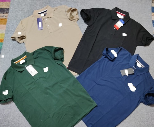 Men Cotton Polo Neck T Shirts