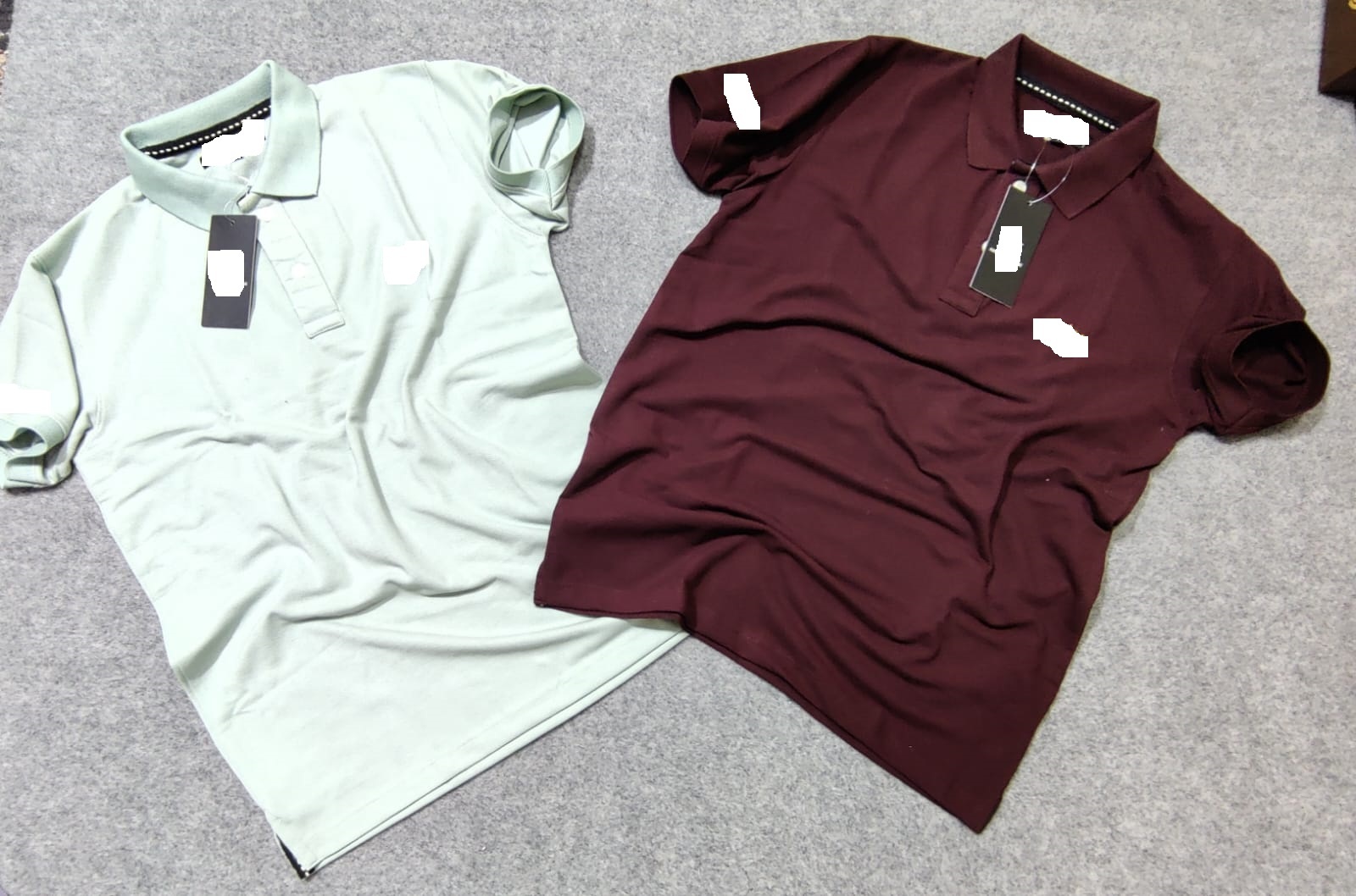 Men Cotton Polo Neck T Shirts