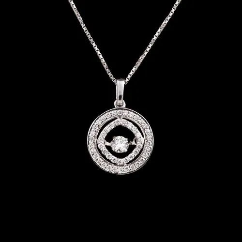 Modern Diamond Pendant