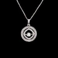 Modern Diamond Pendant