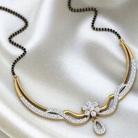 Real Diamond Designer Mangalsutra