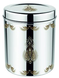 Stainless Steel Laser Print Dabba