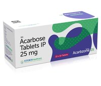 Acarbose 25Mg Tablet - Drug Type: General Medicines at 59.17 INR at Best  Price in Jaipur, Rajasthan | Steris Healthcare Private Limited