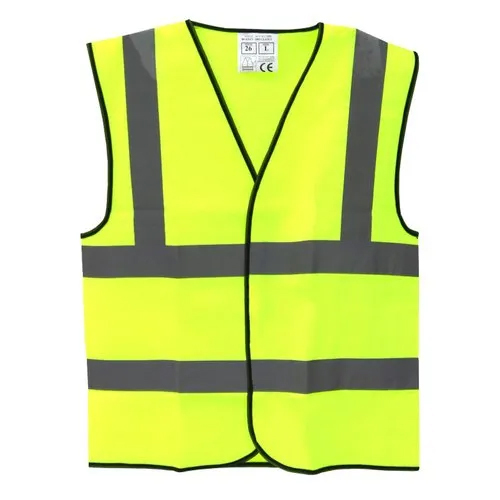 Yellow Polyester Safety Jacket