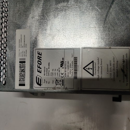 ABB ROBOTICS EFORE SR 92E115 POWER SUPPLY