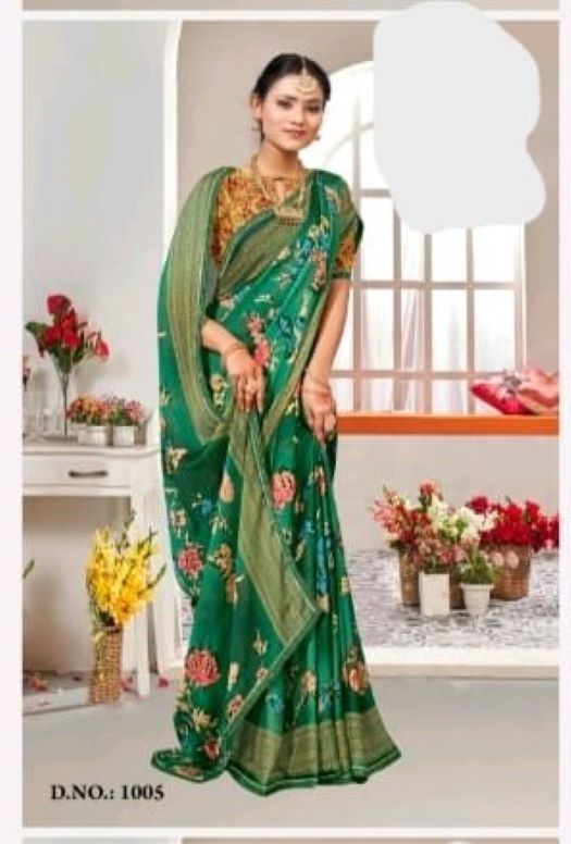 Printed Chiffon Sarees