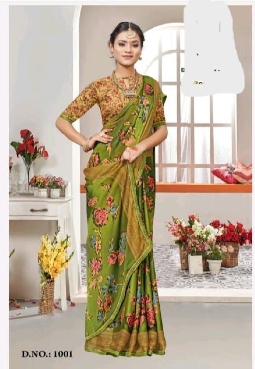 Printed Chiffon Sarees