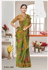 Printed Chiffon Sarees