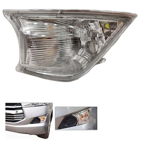 Toyota Innova Crysta Corner Fog Lamp Body Material: Glass & Metal