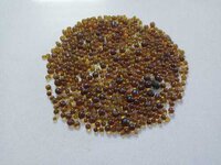 Super Round Brown Glass Beads Whith Polished Glass Stone Pebbles 3-6 Mm Interior Decoration Premium Quality Finished Glass Beads - Size: 3-6mm