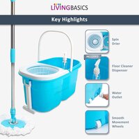 Mop with Bucket for Floor Cleaning (Turbo)