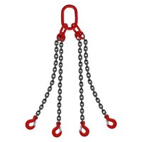 Liftit Multi Legged Chain Sling - Color: Red And Black