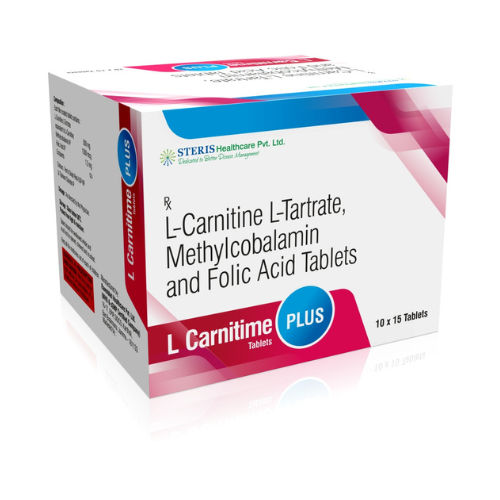 L-Carnitine L- Tartrate 500Mg Methylcobalamin 1500 Mcg Folic Acid 1.5Mg - Physical Form: Tablets