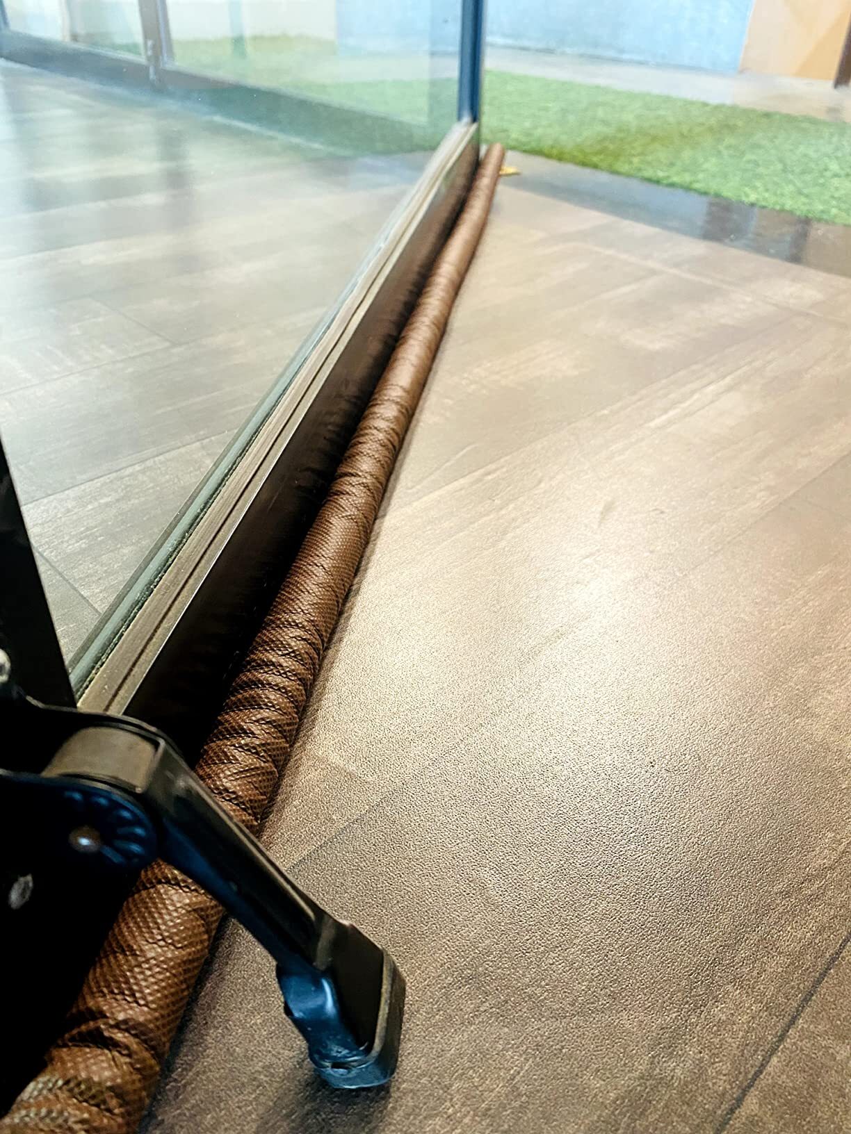 42 Inch Door Bottom Sealing Strip Guard for Home Brown
