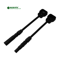 Mini Solar Panel Junction Box Ip67 Waterproof With Mini Solar Cable Connectors For Solar Panel Connections - Color: Black