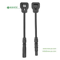 Mini Solar Panel Junction Box IP67 Waterproof With Mini Solar Cable Connectors For Solar Panel Connections