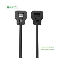 Mini Solar Panel Junction Box IP67 Waterproof With Mini Solar Cable Connectors For Solar Panel Connections