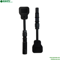 Mini Solar Panel Junction Box IP67 Waterproof With Mini Solar Cable Connectors For Solar Panel Connections