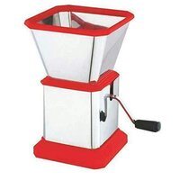 Stainless Steel Vegetable Cutter Chopper (chilly Cutter) (0084) - Stainless Steel, 21*11.5*11.5 Cm, Silver Multi | Ideal For Chopping Vegetables And Chilis