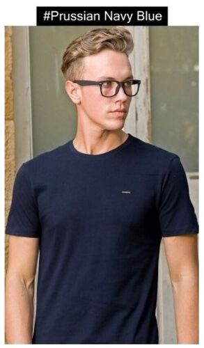 Mens Round Neck Plain T-Shirt - Cotton Size SMLXLXXL Regular Length Slim Fit | Pack of 10 Casual Wear Short Sleeves