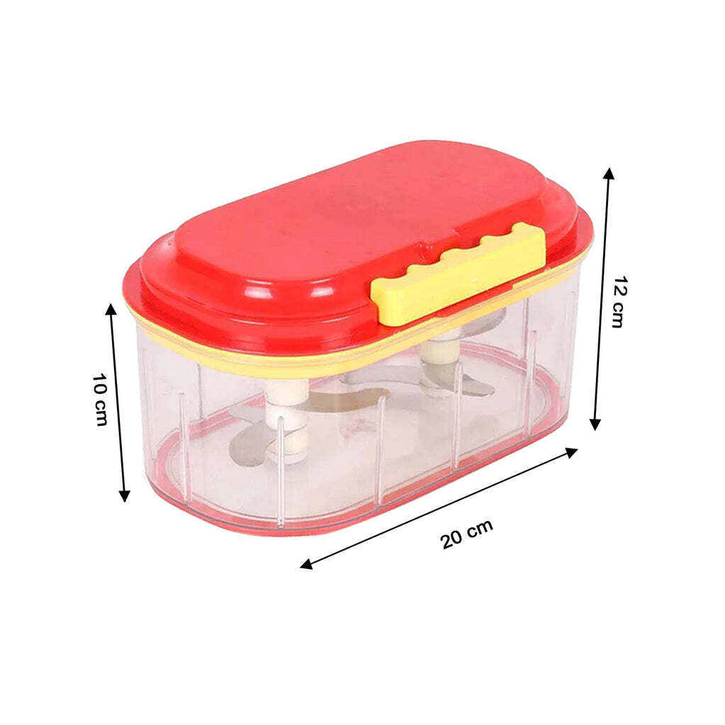 Plastic Vegetable Chopper Dual Food Quick Chopper