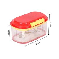 Plastic Vegetable Chopper Dual Food Quick Chopper