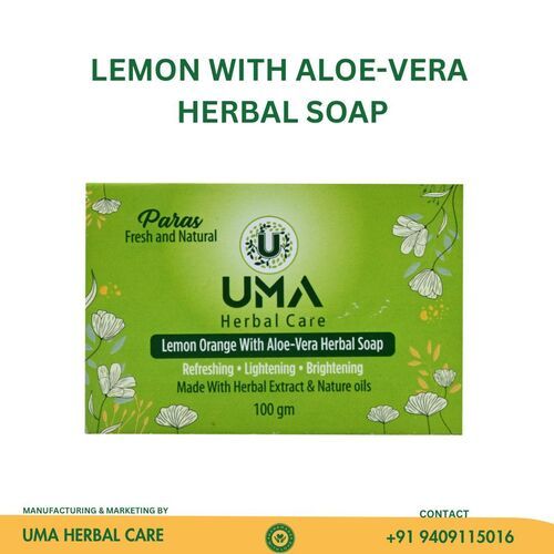 Lemon Orange With Aloe-Vera Herbal Soap