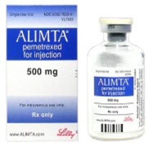 Alimta - 500mg Injection | Effective Treatment for Non-Small Cell Lung Cancer and Malignant Pleural Mesothelioma
