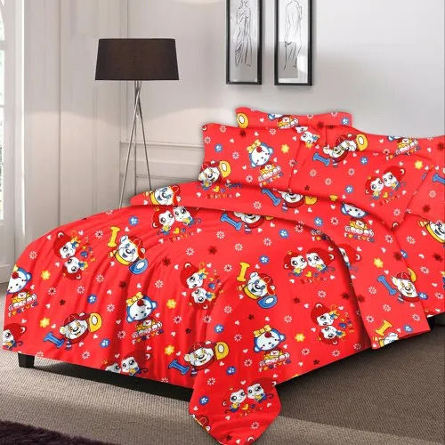 Kids Designer Double Bedsheet