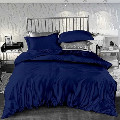Cotton Rich Dyed Double Bedsheets