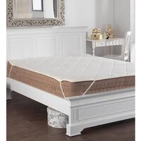 Quilted Mattress Protector - Color: White