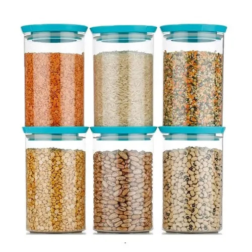 900ml Plastic Airtight Kitchen Storage Round Container