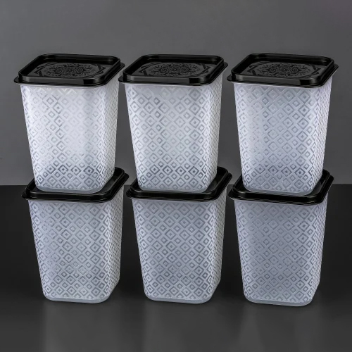 1000ml Transparent Plain Kitchen Storage Container