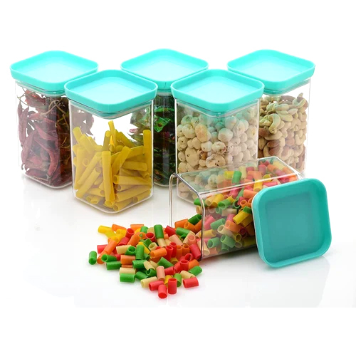 1100ml Airtight Plastic Square Containers