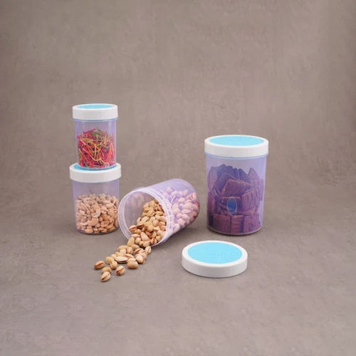 Kitchen Storage Containers Set Of 4 Pieces Capacity: 500