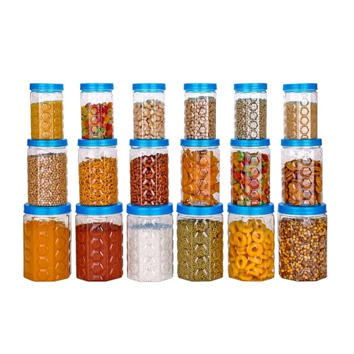 Transparent Round Plastic Container