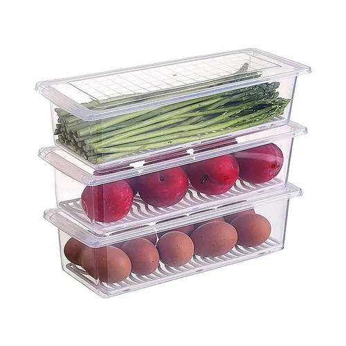 1500ml Lid Fridge Storage Box