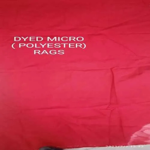 Dyed Micro Polyester Rags