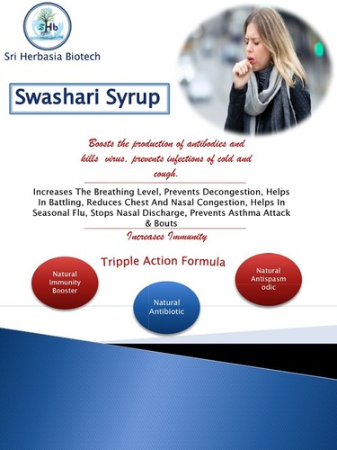 Swashari Syrup Age Group: For Children