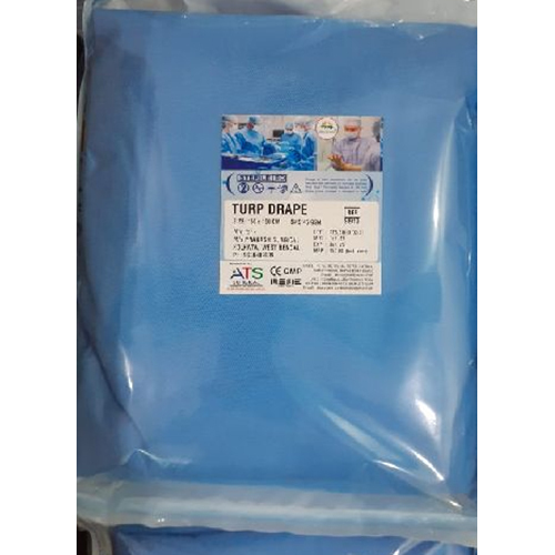 Turp Drape - Non-Woven Fabric, Variable Sizes, Light Blue | High Absorbency, Fluid-Resistant, Sterile, Surgical Drape, Individual Packs
