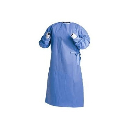 Disposable Surgical Gowns - SMS Material, Multiple Sizes, Blue | Fluid Resistant, Barrier Protection, Comfortable Fit