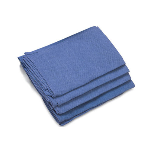 OT Absorbent Towel - Cotton Blend 12x12 Inches Blue | High Absorbency Soft Texture Durable Reusable Easy Cleaning Sterile Option