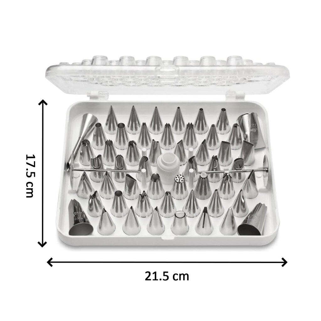 Cake Nozzle Set (55pcs) and Cake Nozzle Tool Used for Making Cake and Pastry Decorations (4722)