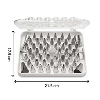 Cake Nozzle Set (55pcs) and Cake Nozzle Tool Used for Making Cake and Pastry Decorations (4722)