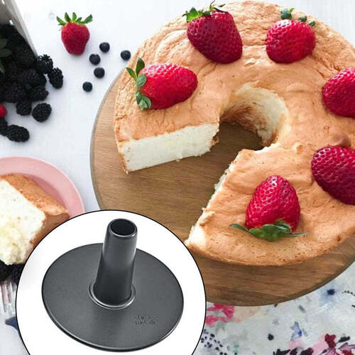 Black Angel Food Cake Pan Non-Stick Baking Tray (7054)