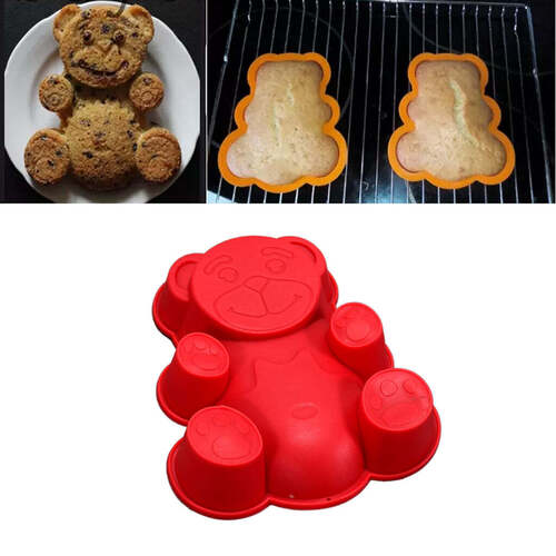 Silicone Animal Mould Cake Mould Chocolate Soap Mould Baking Mould Soap Making Candle Craft (Animal Mould) (Set of 4) (2682)