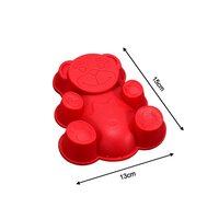 Silicone Animal Mould Cake Mould Chocolate Soap Mould Baking Mould Soap Making Candle Craft (Animal Mould) (Set of 4) (2682)