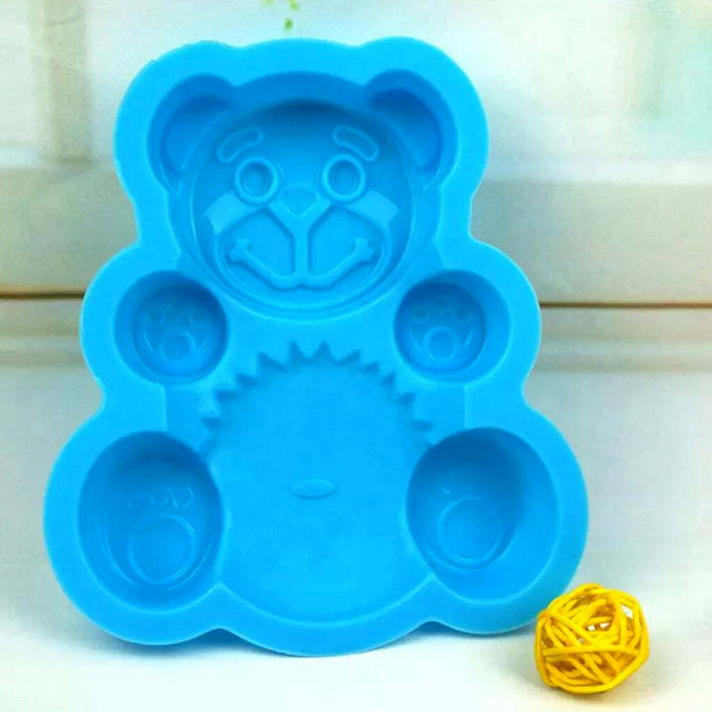 Silicone Animal Mould Cake Mould Chocolate Soap Mould Baking Mould Soap Making Candle Craft (Animal Mould) (Set of 4) (2682)