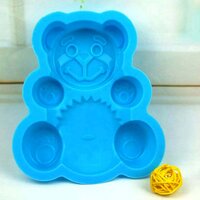 Silicone Animal Mould Cake Mould Chocolate Soap Mould Baking Mould Soap Making Candle Craft (Animal Mould) (Set of 4) (2682)