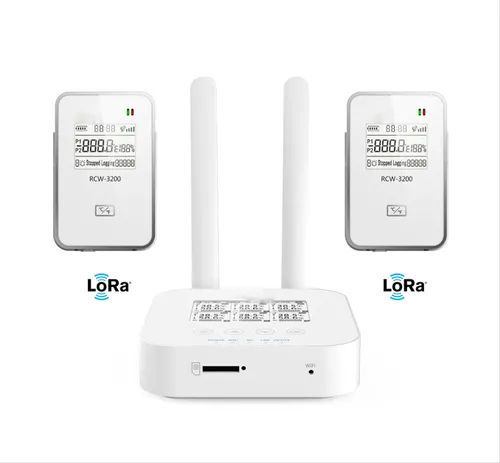 White Elitech Rcw-3000  Rcw-3200 Wifi 4G Wireless Temperature Humidity Monitoring System